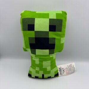 Minecraft Creeper Plush‎ Toy Stuffed Animal Green Pixelated Character Small